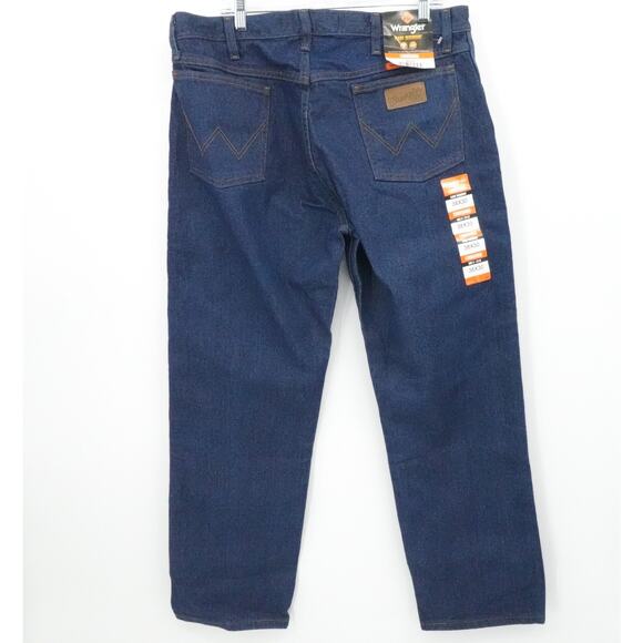 Wrangler FR Jeans Mens 38x30 Blue Flame Resistant Workwear 13MWZ HRC2 2112 Denim - Picture 2 of 15